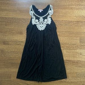 Romeo & Juliet Couture Crochet Neckline Dress